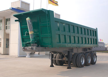 Chine Tri camion à benne basculante fiable d'axe, 30 de CBM remorques de décharge semi 20 tonnes 30 tonnes 40 tonnes 50 tonnes fournisseur