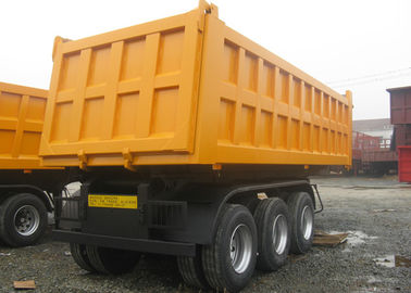 Chine Remorque de camion à benne basculante de 3 axes 20 tonnes 30 tonnes 40 tonnes 50 tonnes pour le matériau de construction fournisseur