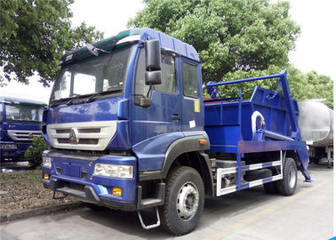 Chine Le camion à ordures de bras d'oscillation de SINOTRUK HOWO 4X2 5CBM pour les déchets urbains nettoient fournisseur
