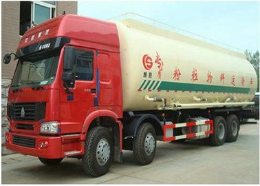 Chine Howo 8x4 sèchent le camion de ciment, axe fiable de camion de transport de ciment facultatif fournisseur