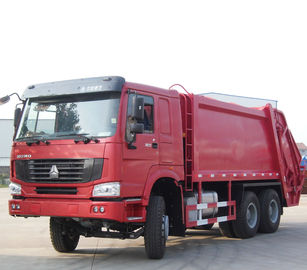 Chine Camion de collecte des déchets de Howo, 6 - le camion cubique de compacteur des déchets 9 pour des déchets se rassemblent fournisseur