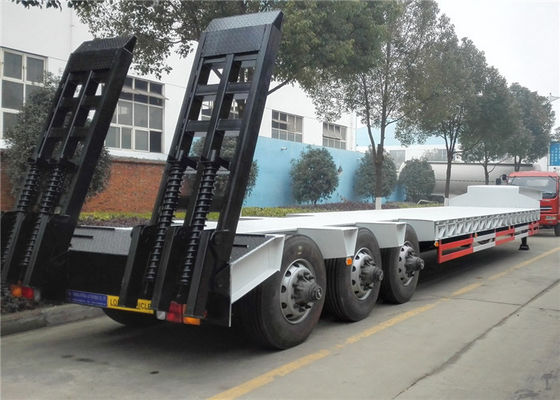 60 tonnes - remorque de commode de 100 tonnes, bas de lit axes de la remorque 2 semi/3 axes/4 axes