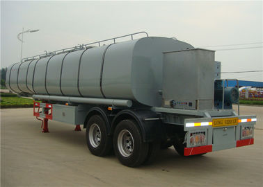 Chine le réservoir de chauffage du bitume 30CBM, asphaltent la remorque bon marché de bateau-citerne, remorque de transport de réservoir d'asphalte fournisseur
