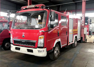 Chine Camion de lutte contre l'incendie de mousse de l'eau de SINOTRUCK, camion de lutte contre l'incendie de véhicules de sauvetage de HOWO 4x2 fournisseur