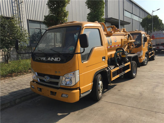 acheter Camion d'aspiration d'eaux d'égout des axes 5m3 de la remorque 2 de camion-citerne aspirateur de Forland 4x2 5000L fabrication en ligne