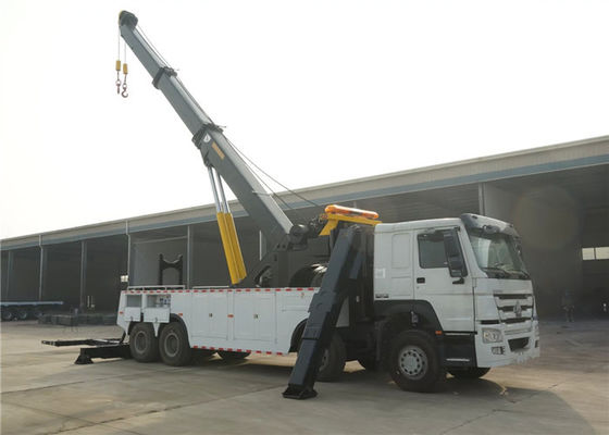 acheter 8x4 12 tonnes résistantes de route de dépanneuse de naufrageur des roues 371hp 50 de camion de récupération fabrication en ligne