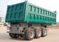 Remorque 26M3 - 30M3 de camion à benne basculante de 3 axes couleur de 45 tonnes adaptée aux besoins du client pour le minerai fournisseur