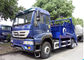 Le camion à ordures de bras d'oscillation de SINOTRUK HOWO 4X2 5CBM pour les déchets urbains nettoient fournisseur