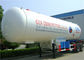 2 axe 40000L 40M3 remorque de réservoir de gaz de LPG de 20 tonnes, de 56M3 LPG de réservoir remorque semi fournisseur