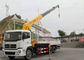 Dongfeng LHD 6x4 camion de grue de 15 tonnes, camion de grue mobile avec le boom télescopique fournisseur