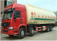 Howo 8x4 sèchent le camion de ciment, axe fiable de camion de transport de ciment facultatif fournisseur