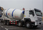 Le camion de béton préparé de HOWO 8X4 12M3 12 mètres cubes avec le mélangeur battent du tambour fournisseur