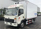 HOWO 4x2 a frigorifié la fibre de verre de camion de boîte intérieure, 3 tonnes de réfrigérateur de camion de congélateur fournisseur
