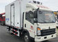 HOWO 4x2 a frigorifié la fibre de verre de camion de boîte intérieure, 3 tonnes de réfrigérateur de camion de congélateur fournisseur