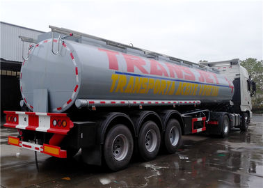 Acier inoxydable 30 tonnes de réservoir de carburant de remorque du Tri axe 35000L 35M3 de transport de réservoir de remorque d'essence et d'huile semi fournisseur