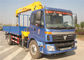 Le sino camion du camion FOTON 4x2 de la Chine a monté la grue 8 tonnes de grue droite du bras montée par cargaison XCMG fournisseur