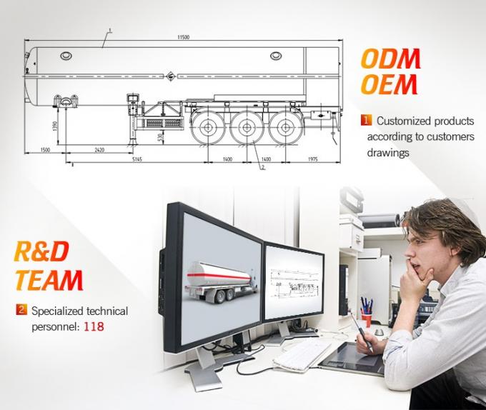 De la vente 2015 chaude de conteneur de décharge utilisation à plat de remorque semi pour le transport de conteneur