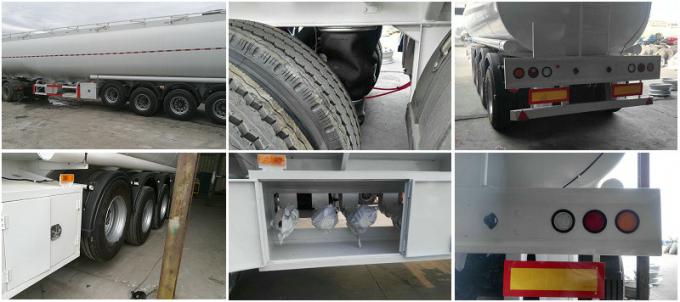 4 litres 6 de compartiment de l'axe 60000 de réservoir de carburant semi de vente de remorque dans l'Africain