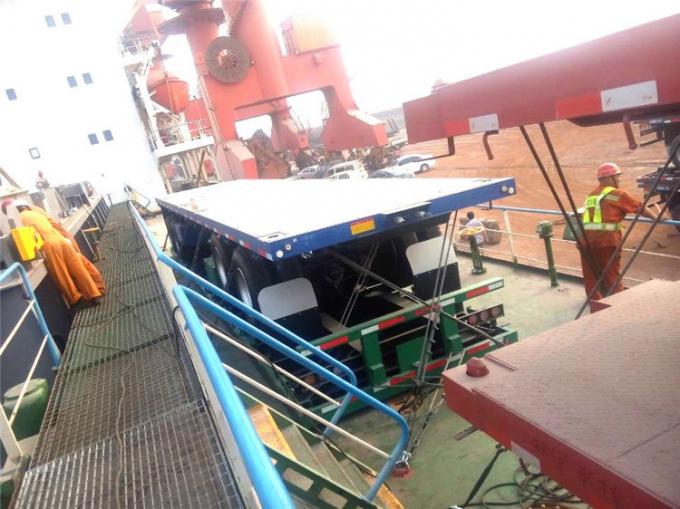 Remorque célèbre de camion d'excavatrice de couche horizontale de tonne de la Chine CLW 40-60 et basses remorques à plat